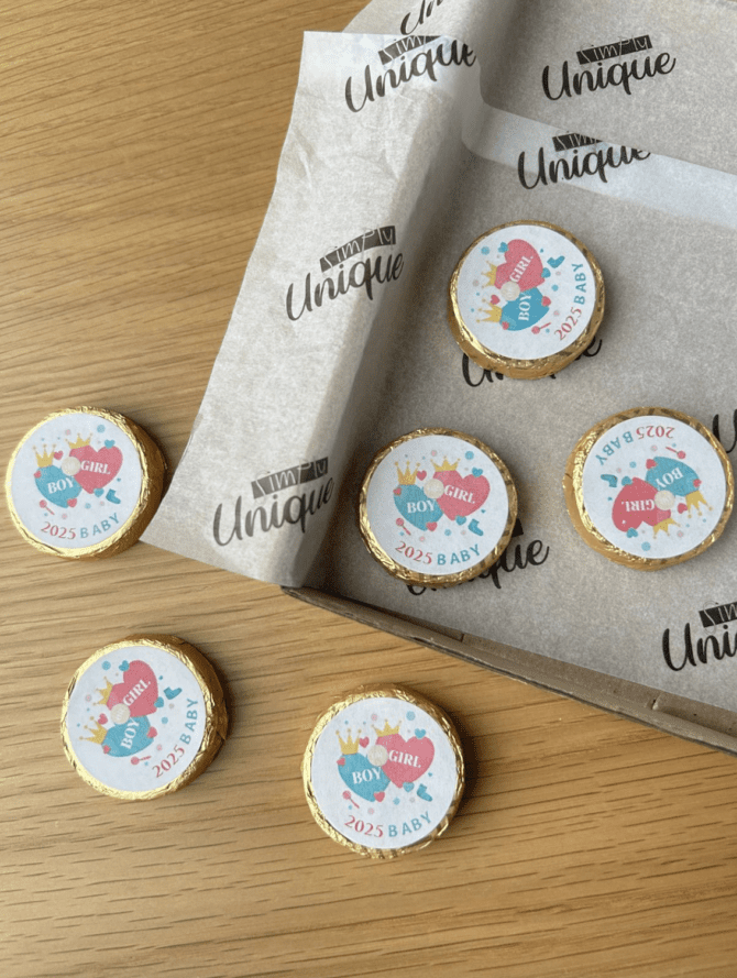 Gender Reveal Chocolate Coins - Image 9